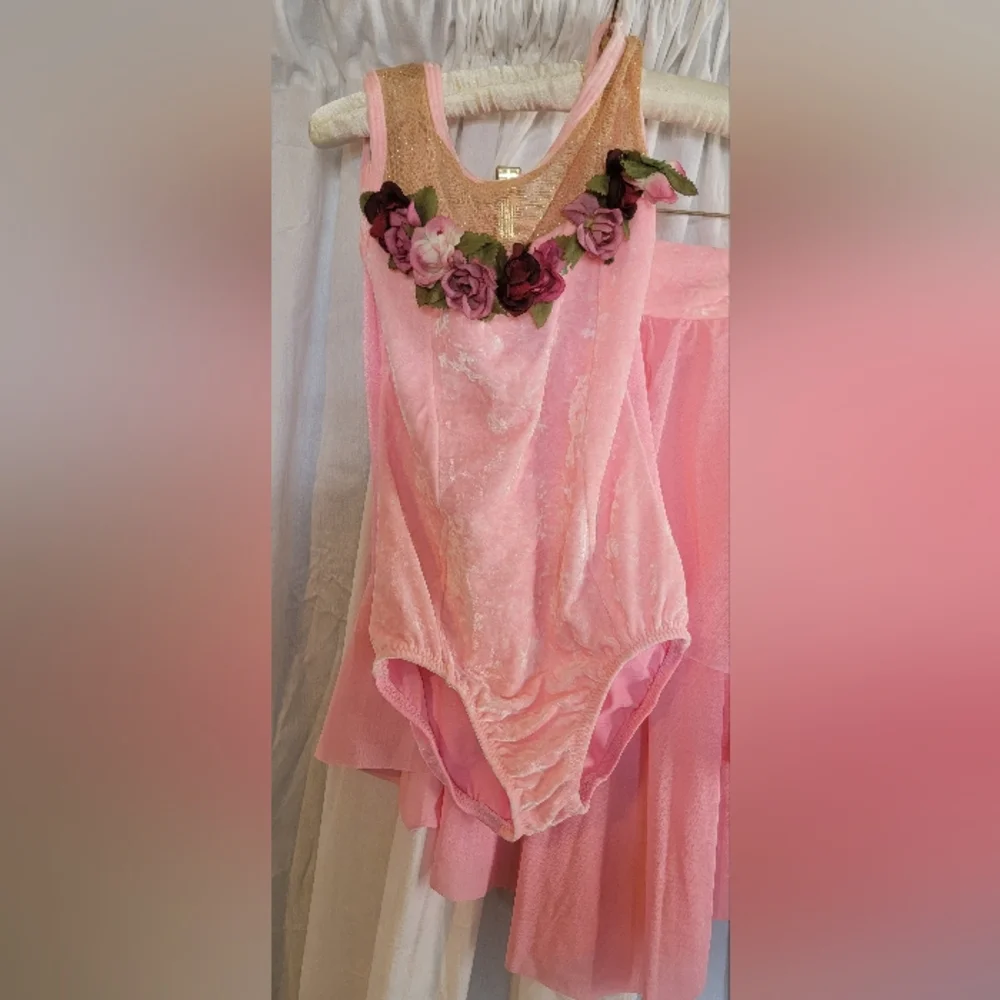 Curtain Call Costumes Leotard And Skirt Ballet Dance Tap Jazz Lyrical Sz CME Med